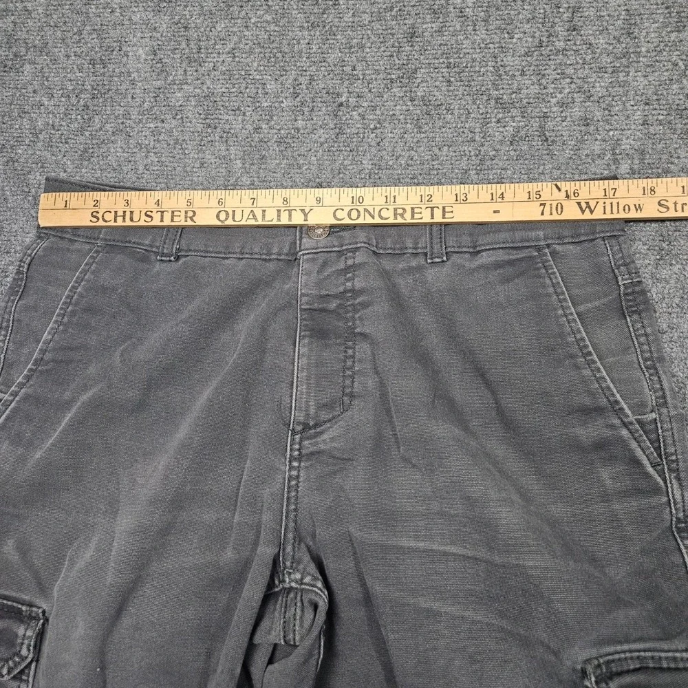 The North Face Cargo Shorts Mens 34‎ Grey Canvas Utility Hiking Gorpcore